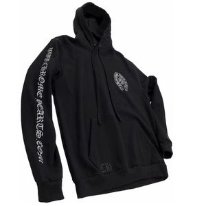 Black Chrome Hearts hoodie with silver glitter lettering.Brand new